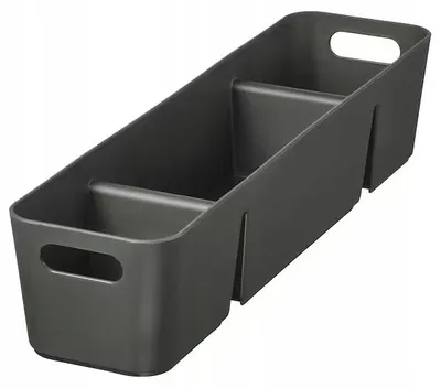 Produktbild von IKEA UPPDATERA Aufbewahrungsbox Anthrazit 50x12 cm