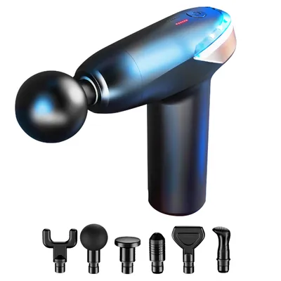 Image de Extralink Massage Gun Lite Pistolet de Massage 40 W, 6 Embouts, USB-C, 3200 tr/min