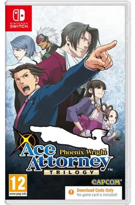 Obrázek produktu pro Phoenix Wright: Ace Attorney Trilogy (Switch) Code in a box