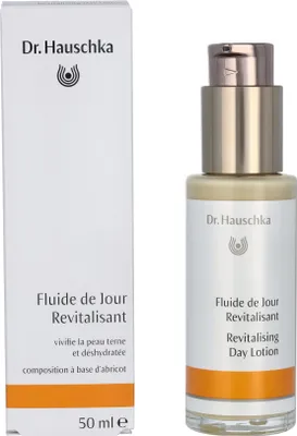 Produktbild von Dr. Hauschka Revitalising Day Lotion, Gesichtslotion, Frauen, 50 ml, trockene Haut, Feuchtigkeitsspendend, Schutz, Glättend, Pumpenflasche