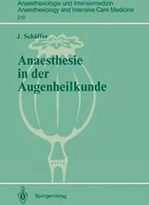 Produktbild von Anaesthesie in der Augenheilkunde