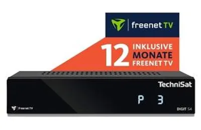 Produktbild von Technisat DIGIT S4 freenet TV 12 Monate Black