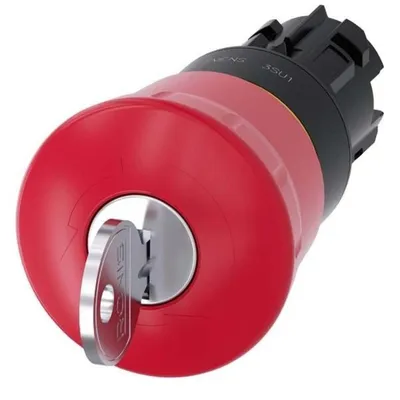 Imagen del producto de Siemens 3SU1000-1HF20-0AA0 3SU10001HF200AA0 Botón de parada de emergencia