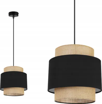 Produktbild von Hängelampe, Deckenleuchter, Lampenschirm, Boho Juta