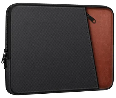 Obrázek produktu pro Pouzdro na notebook - 13 palců - Kapsa na příslušenství - Černé - Pro notebooky do 13,6 palce