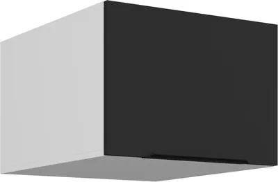 Immagine prodotto di Pensile con ante battenti LUNARA - larghezza 50 cm, nero / bianco