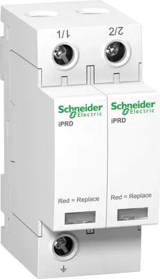 Immagine prodotto di Schneider Electric Scaricatore di sovratensione iPRD8, tipo 3, moduli di protezione innestabili, 2P, Imax 8kA A9L08200