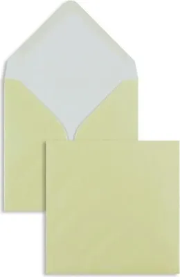 Produktbild von Briefumschläge 130x130mm 100g/qm gummiert VE=100 Stück champagner