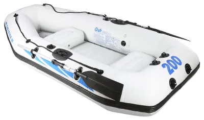 Obrázok produktu pre Nafukovací člny na veslovanie, kajaky, dinghy, plavidlá s nafukovateľnou doskou a kanoe z PVC a hliníkovej zliatiny, vrátane 2 vesiel