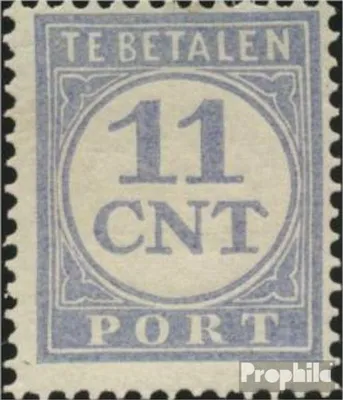 Produktbild von Briefmarken Niederlande 1921 Mi P75A mit Falz Portomarke