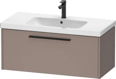 Image de Duravit D-Code bâti-support pour lavabo, 1 tiroir, 984x460mm, avec poignée, DC46680BD430000