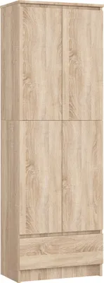 Produktbild von Büroregal AKORD R60 Büroschrank Aktenschrank Sonoma-Eiche B60 x H180 x T35 cm