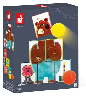 Obrázok produktu pre Janod Applepop - Hádzanie s pánom medveďom pre deti a rodinu
