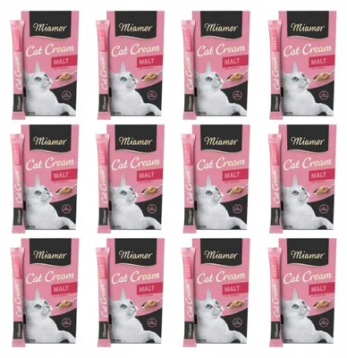 Produktbild von MIAMOR Katzencremepaste mit Malz, gegen Haarballen, 72 x 15 g