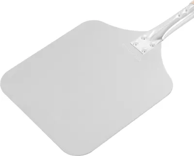 Produktbild von TECHNICA Pizzaschieber 228x280x580 mm – Quadratische Pizzaschaufel Ergonomischer Holzgriff – Pizzaschieber aus Aluminium – Ideal für Steinofen & Gas Pizzaofen