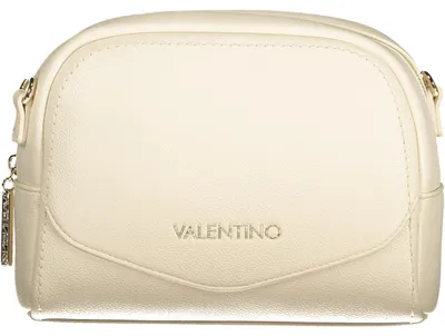 Produktbild von Stylische Damenhandtasche Beige mit Schultergurt und Logo-Details