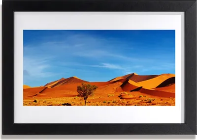 Produktbild von Bild 30x20 MDF-Rahmen Wandkunst Landschaft, Wüste, Sand