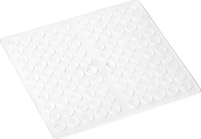 Produktbild von Adsamm® | 100 x selbstklebende Anschlagpuffer | Ø 7 mm | Höhe: 1,5 mm | rund | halbkugelförmig | Transparent | Elastikpuffer zum Kleben |