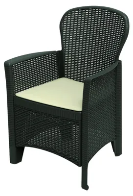Obrázok produktu pre Záhradná pohovka IPAE Progarden Folia Anthracite polypropylén (60 x 58 x 89 cm)