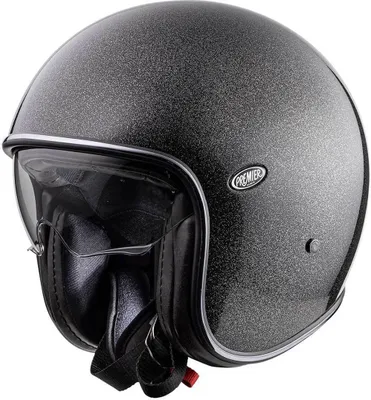 Image de Casque jet Premier Retro Vintage Evo U9 Glitter Silver-XS