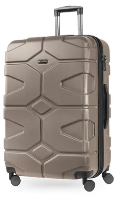 Immagine prodotto di VALIGIA CAPITALE - X-Kölln - Valigia rigida XL con espansione, trolley, valigia da viaggio grande, espandibile, TSA, 76 cm, 120 litri, oro