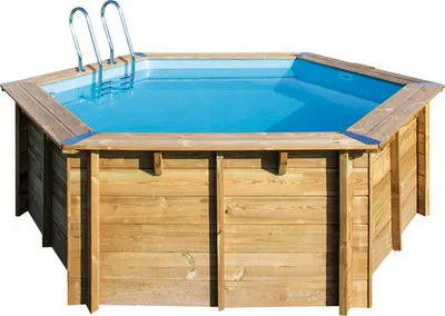 Produktbild von Vanille 2 Holzpool Rund Ø 400 x 119 cm | inkl. Zubehör