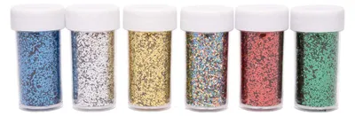 Immagine prodotto di Colorazioni - Bioglitter 20 g, 6 pezzi.