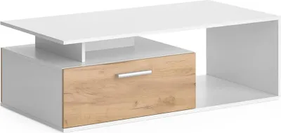 Obrázek produktu pro Konferenční stolek Vicco Roland Bílý/zlatý dub 118 x 59 cm, Model 55611