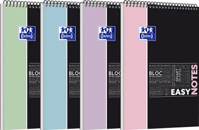 Immagine prodotto di Oxford 400180732 Oxford Studium Spiralnotizblock EASYNOTES Pastell, A4+
