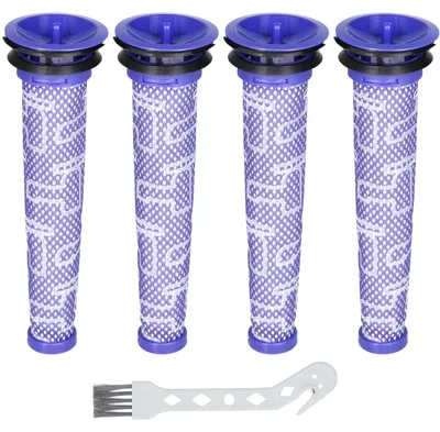 Produktbild von McFilter I 4x Vormotorfilter geeignet für Dyson DC58, DC59, DC61, DC62, V6 und V8, Filter Vormotor Alternative für Motorfilter 965661-01, waschbar, wiederverwendbar
