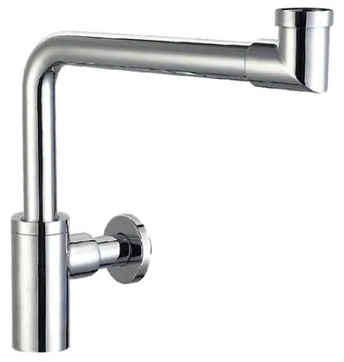 Obrázok produktu pre Umývadlový polsifón priestorovo úsporný, DN32, 5/4" chróm