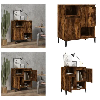 Obrázok produktu pre vidaXL Príborník údený dub 60x35x70 cm materiál na báze dreva - Príborník - Príborníky - Skriňa - Úložná skriňa