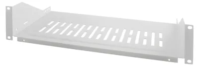 Produktbild von LogiLink 19" Fachboden 2 HE Festeinbau (T)250 mm lichtgrau