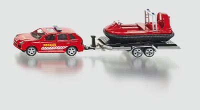 Image de Siku Voiture avec remorque et aéroglisseur ; 2549