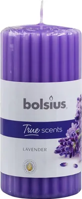 Produktbild von Bolsius Duft-Stumpenkerze Lavendel