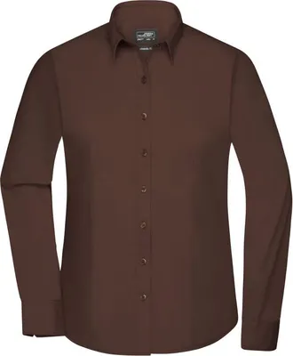 Produktbild von Klassisches Shirt aus pflegeleichtem Mischgewebe brown, Gr. 3XL