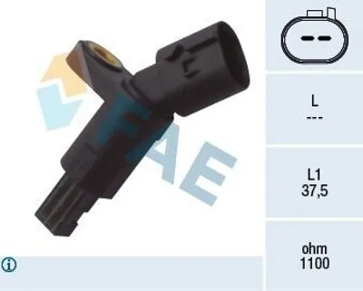 Produktbild von FAE ABS Sensor Raddrehzahl Hinten für VW Golf IV Schrägheck (1J1) 78016