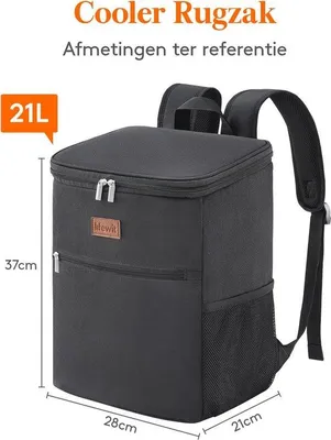 Produktbild von Kühlrucksack mit 24 Liter Fassungsvermögen und Hartem Futter für Picknicks und Festivals.