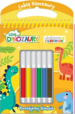 Produktbild von Lubię Dinozaury. Kolorowanka z flamastrami dla dzieci