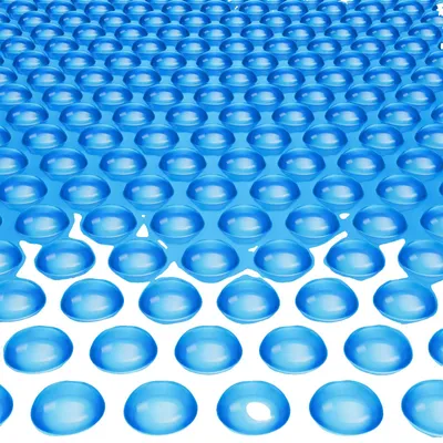 Image de Couverture solaire pour piscine VEVOR, bâche solaire rectangulaire pour piscine, 12,2 x 6,1 m, couverture solaire pour piscine hors sol, 16 mils de couverture solaire, bleu