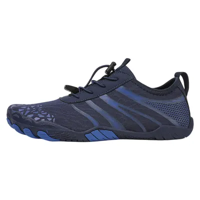 Produktbild von Multifunktionsschuhe Strandschuhe Barfußschuhe Badeschuhe Wasserschuh, Dunkelblau, Größe: 44