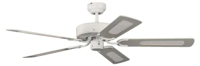 Immagine prodotto di Ventilatore da soffitto Potkuri Bianco 132 cm con catenella