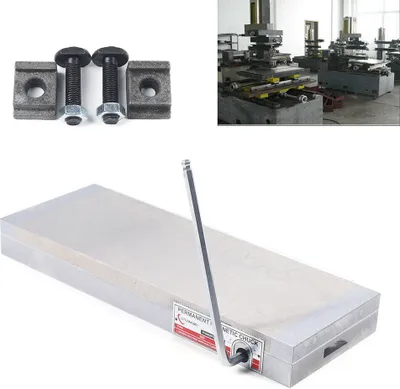 Produktbild von 400x150mm Permanent magnetisches Elektromagnetisches Spannfutter Magnetspannplatte Magnetfutter für Flachschleifer Graviermaschine Funkenmaschine Drahtschneidemaschine