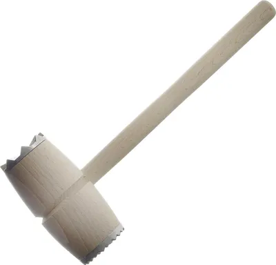 Produktbild von Fleischklopfer, Metallzacken, Holz