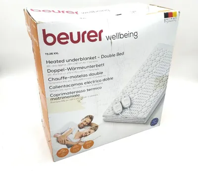 Produktbild von Beurer TS 26 Heizmatratzenauflage Flauschig Beurer TS 26 Heizmatratzenauflage Heizvorrichtungen Bett 2 Stellen 140 x 150 cm Gemütlich