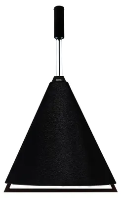 Zdjęcie produktu dla Żyrandol LED PONTE czarny 22W Ciepła biel 2686lm tkanina wym:240x67x67cm IP20 Dohar
