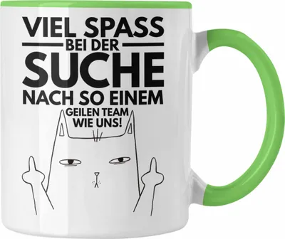 Produktbild von Trendation - Jobwechsel Tasse Geschenk Neuer Job Abschied Abschiedsgeschenk Kollege Kollegin (Grün)