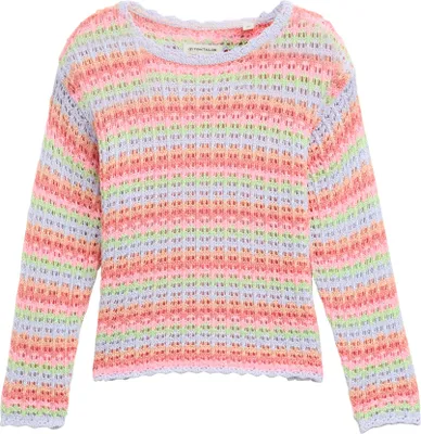 Produktbild von Oversized Pullover mit Streifenmuster