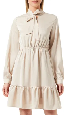 Produktbild von usha BLACK LABEL Women's Midikleid mit Volant Dress, Beige, Small