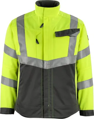 Produktbild von Mascot Warnjacke Oxford, MG, Gr. 2XL, gelb/dkl.anthr.